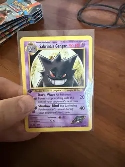 First Edition Pokemon TCG Sabrina’s Gengar 29/132 Gym Challenge - Image 1