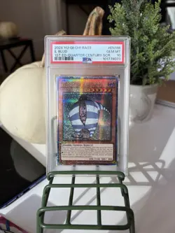 Yu-Gi-Oh Il Blud Quarter Century Secret Rare Card RA03-EN186 PSA 10 - Image 1