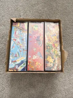 Pokemon Center Japan Card Special Box Tohoku Hiroshima Fukuoka 3 Set Sealed - Image 1