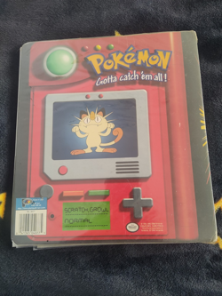 1999 Pokemon Pikachu Meowth Binder + 82 Cards Nintendo Album Collection card lot - Image 2