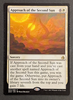 MTG Card - 1x Approach of the Second Sun - Amonkhet -NM/LP - Magic The Gathering - Image 1