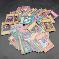Bulk Vintage Lot Of Yugioh Cards 90s 1996 - Image 1