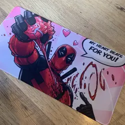 Deadpool Marvel Rubber Playmat Play Mat For Tcg Trading Card Games Mouse Pad - Image 1