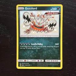Guzzlord SV26/SV94 Pokemon Hidden Fates Sun & Moon Shiny Vault Holo Card NM - Image 1