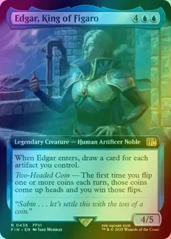 Edgar, King of Figaro (Extended Art) (Foil) R FINAL FANTASY 436 NM - Image 1