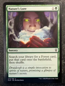 Nature's Lore - Commander Legends: Battle for Baldur's Gate (MTG) - Image 1