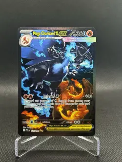 Mega Charizard x EX 125/094 Phantasmal Flames Single Raw Card Pokemon - Image 1