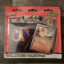 Pokemon Ascended Heroes Tech Sticker Collection Charmander New Sealed IN-HAND - Image 1