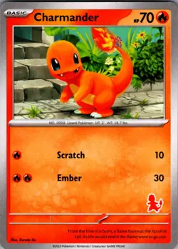 [NM] Charmander [Charmander Stamped] My First Battle - Pokemon TCG - SKU46 - Image 1
