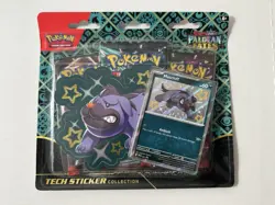 Pokemon TCG PALDEAN FATES MASCHIFF TECH STICKER COLLECTION - Image 1