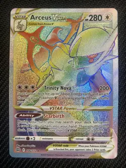 Arceus VSTAR Secret Rare Holo 176/172 Swsh09 Brilliant Stars Pokemon TCG - Image 1