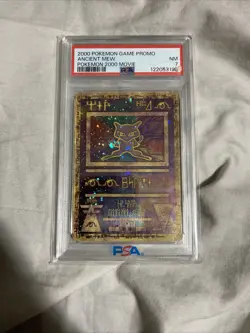 Ancient Mew Pokemon TCG the Movie Release Promo 2000 English PSA 7 - Image 1