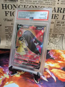 Pokemon 2022 Silver Tempest Mawile V Full Art PSA 10 - Image 1