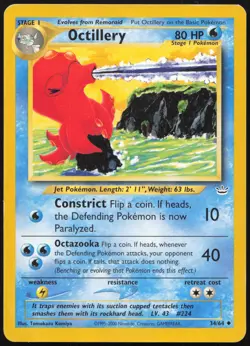 Carte Pokemon Octillery 34/64 Neo Revelation English - Image 1