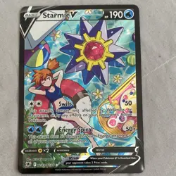 Pokemon Starmie V Astral Radiance Trainer Gallery Full Art Holo 190HP Rare - Image 1