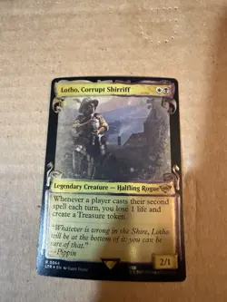 Lotho, Corrupt Shirriff (Showcase Scrolls) The Lord of the Rings Foil - Image 1