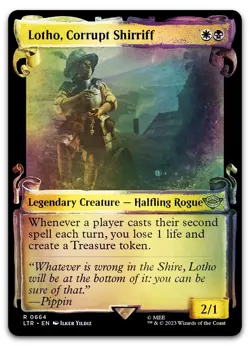 Lotho, Corrupt Shirriff (Showcase Scrolls) #664 (Foil) NM Lord of the Rings - Image 1