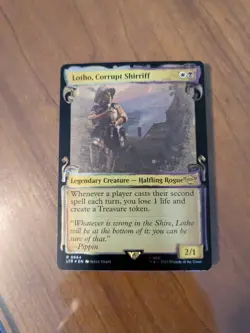 Lotho, Corrupt Shirriff (Showcase Scrolls) Foil MTG LoTR - Image 1