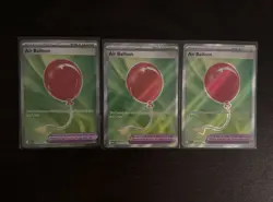AIR BALLOON Ultra Rare Holo Trainer #166/132 Pokemon Mega Evolution English NM - Image 2