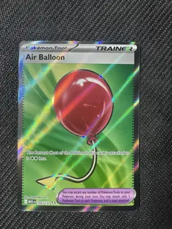 Air Balloon 166/132 Full Art Ultra Rare Holo Mega Evolution Pokemon TCG - Image 1