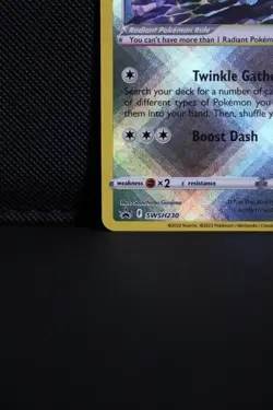 Radiant Eevee Swsh230 Swsh: Sword & Shield Promo Cards Holo - Image 3