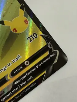 Pokemon Pikachu v TCG SWSH143 Celebrations Card Promo Mint Condition - Image 5