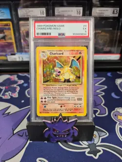 1999 Pokemon Base Set Unlimited Charizard 4/102 Holo- PSA 5 EXCELLENT CONDITION - Image 1