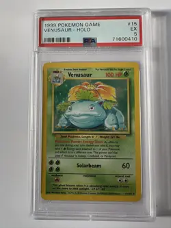 Pokemon Venusaur 15/102 Base Set Holo Rare PSA 5 - Image 4