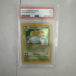 1999 Pokemon Base Set Venusaur Holo Unlimited Rare #15/102 PSA 5 - Image 1