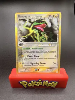 Pokemon Rayquaza EX Delta Species Holo Rare 13/113 2005 TCG HP/DMG - Image 1