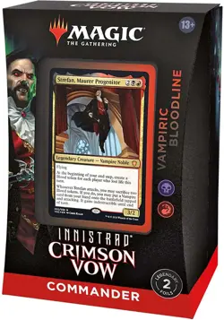 Magic the Gathering Innistrad: Crimson Vow Commander Deck - Vampiric Bloodline E - Image 1