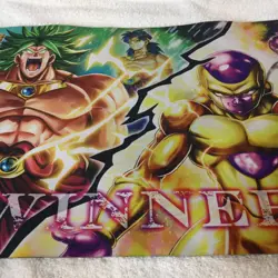 Dragon Ball Super Card Game Galactic Battle Winner Villains Broly Frieza Playmat - Image 1