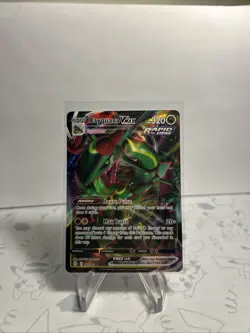 Pokemon TCG Rayquaza VMAX Evolving Skies Holo Ultra Rare Card 111/203 - Image 2