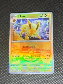 Jolteon 029/131 Master Ball Reverse Holo -Prismatic Evolutions Pokemon Card - LP - Image 1