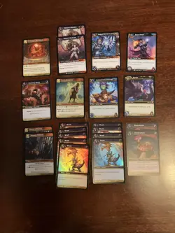 World of Warcraft TCG, Lot of 22 WoW Cards, Mostly Foils, Various Sets, Vintage - Image 1
