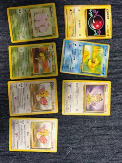 Pokemon DIFFERENT LANGUAGE CARDS lot - 7 TCG Trading Cards - Image 1