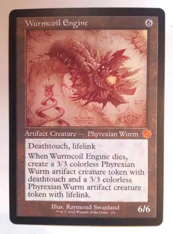 Wurmcoil Engine The Brothers' War Retro Artifact NM x1 MTG Magic Card - Image 1