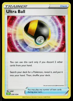 Ultra Ball (CLV) 030/034 Trading Card Game Classic Classic Collection - Image 1