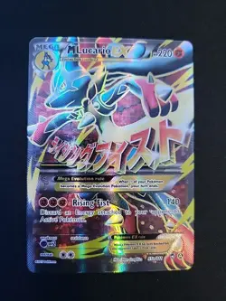 M Lucario EX 055a/111 Alternate Art Holo Card Ungraded NM - Image 1