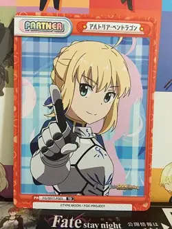 Artoria Pendragon FG/001T-P003 TD Rebirth for you Fate Grand Carnival Card - Image 1