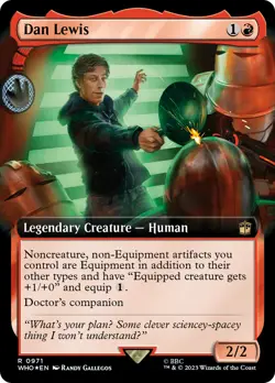Dan Lewis (Extended Art) (Surge Foil) [Doctor Who] - Image 1