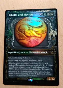 Mtg Magic: # FOIL # Ghalta und Mavren, DEUTSCH, Top Dinosaurier 12/12 Legende - Image 2