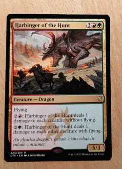 Mtg Magic: Vorbote der Jagd, Harbinger of the Hunt, English, Dragon Drache - Image 1