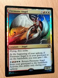 MTG Magic: # FOIL # Feuerschweif-Racherin, Firemane Avenger, English ENGEL - Image 1