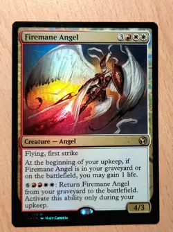 MTG Magic: # FOIL # Feuerschweif-Racherin, Firemane Avenger, English ENGEL - Image 2