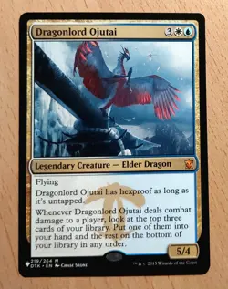 MTG Magic: Drachenfurst Ojutai, Dragonlord Ojutai, English Mythic, Dragon - Image 1