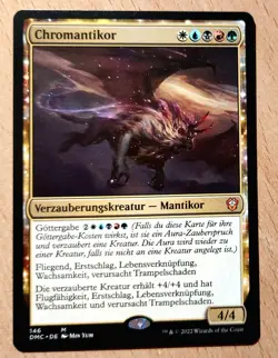 MTG Magic Mythic Rare: Chromantikor / Chromanticore, DEUTSCH, Mint - Image 1