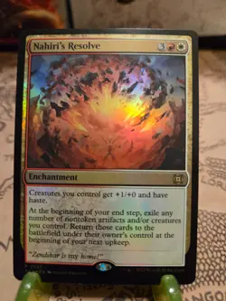 MTG Nahiri's Resolve March of the Machine: The Aftermath Foil Rare NM - Image 1