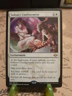 MTG Solitary Confinement Modern Horizons 2 Regular Rare NM - Image 1