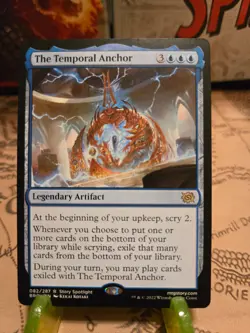 MTG The Temporal Anchor The Brothers' War Regular Rare NM - Image 1